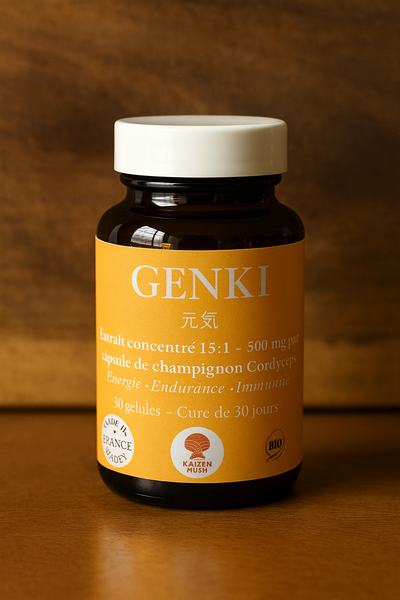 Kure Genki – Énergie & Vitalité (Cordyceps) | KaizenMush